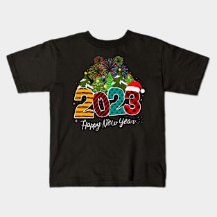 Happy New Year 2023 Sublimation Kids T-Shirt